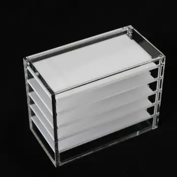 Úložný Box 5 Vrstiev Akryl Palety False Lash Mihalnice Rozšírenie Displej Rack
