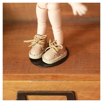 1/8 BJD bábika topánky 3 cm dĺžka topánky na 1/8 1/12 BJD blyth bábika topánky bábika príslušenstvo bábika kožené topánky Y