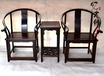 Barme rosewood mahagónového nábytku voľný čas stolička, kreslo palác stoličky stoličky 3 sady Čínskej klasickej ebenu