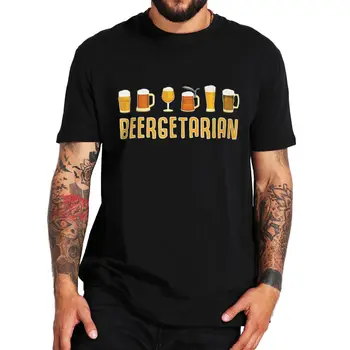 Beergetarian T-shirt Zábavné záhradke, Piť Darček Pitnej Milovníkov Tee Topy Lete Bežné 100% Bavlna Unisex Nadrozmerné T Tričko