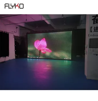 ohňovzdorné P3.5 funkciou videa fáze dekorácie 3mx5m strany svadobné zariadenia led fáze opony