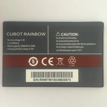 100% Nový Cubot Rainbow Batérie 2200mAh Náhrada Za Cubot Rainbow Chytrý Telefón+Na Sklade