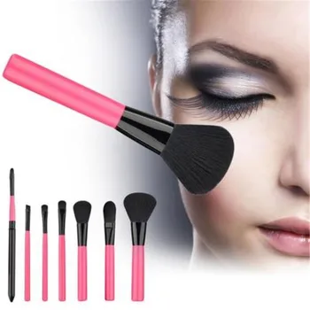 Rose Červené Make-Up Sada Štetcov Nadácie Powder Blush Eyeshadow Korektor Eye Lip Make-Up Štetec Kozmetika Krása Nástroje