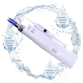 2 V 1 Pomocou Meso Zbrane Derma Pero Vstrekovanie Ošetrenia Tváre Stroj Prenosné Smart Injektor Vody Mezoterapia Hydra Injektor