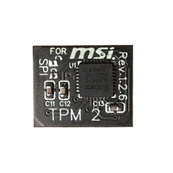 TPM 2.0 Šifrovanie Ochranný Modul Vzdialenej Karty 12 Pin SPI TPM2.0 Ochranný Modul Pre MSI Doska