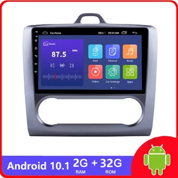 2 DIN 9-Palcový Android 11 GPS Navigácie Dotykový displej Quad-core autorádia Pre rok 2005 2006-2011 Ford Focus Bluetooth, WiFi Vedúci Jednotky