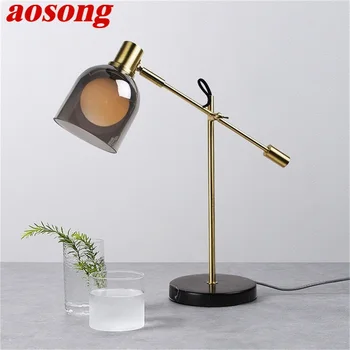 AOSONG Nordic stolná Lampa Moderný Jednoduchý Dizajn, LED, písací Stôl Spálňa Domov Dekoratívne Svetlo Salón