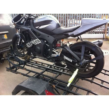 Univerzálny ATV Motorke Prepravu tie-Down Polyester Motocykel Zadné Koleso Stanovenie Zapínanie Popruhu Pásu na Zápästie