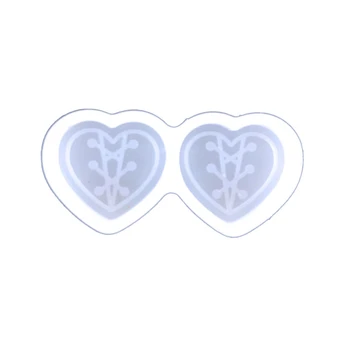 E9LC Živice Ušné Štuple Formy Rôznych Štýlov Srdce Symboly Náušnice Silikónové Formy