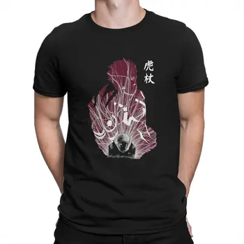Pánske Itadori Yuji Rage T Shirt Jujutsu Kaisen Anime Bavlna Topy Vintage Krátky Rukáv Kolo Krku Tees Darček T-Shirts